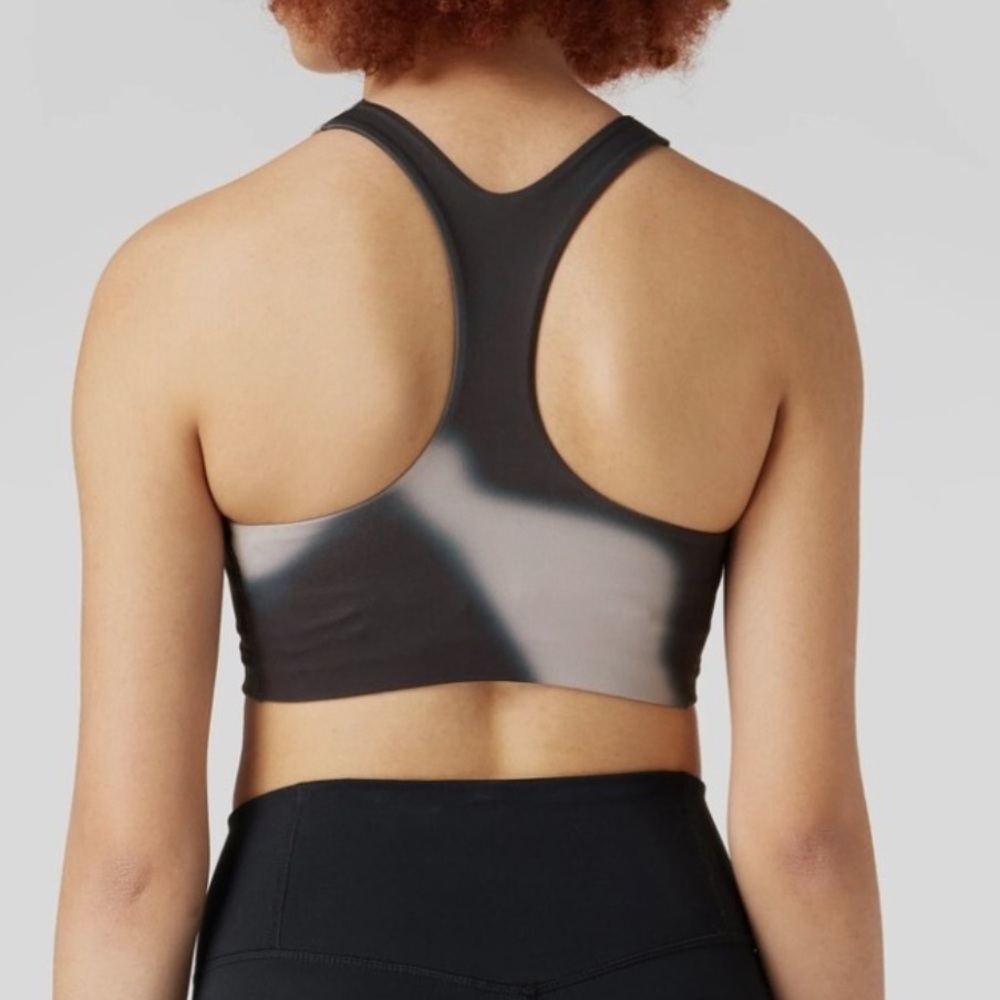 Nike Racer Back Swoosh Sports Bra Size S - Picture 4 of 5